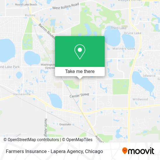Farmers Insurance - Lapera Agency map