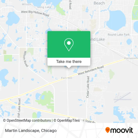 Martin Landscape map