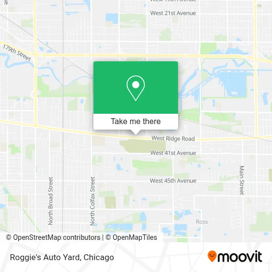 Roggie's Auto Yard map