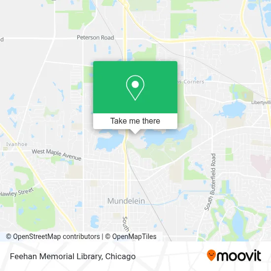 Feehan Memorial Library map