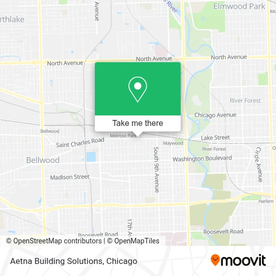 Aetna Building Solutions map