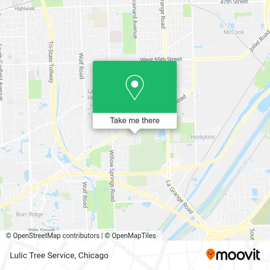 Lulic Tree Service map