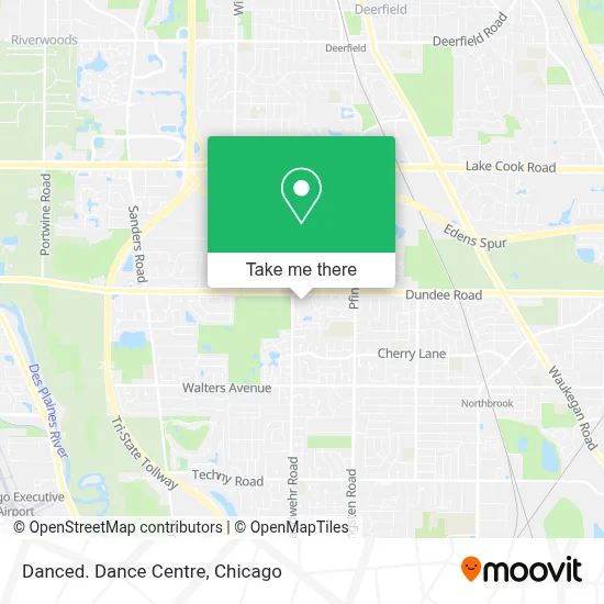 Danced. Dance Centre map