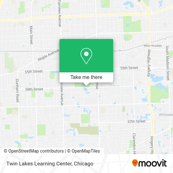 Twin Lakes Learning Center map