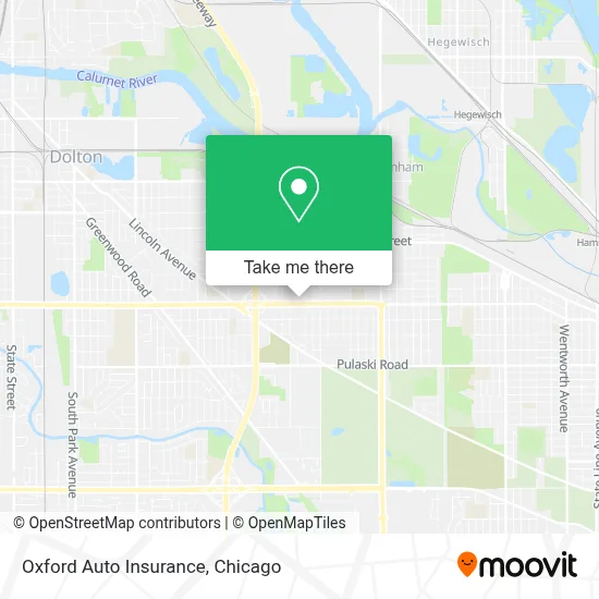 Oxford Auto Insurance map