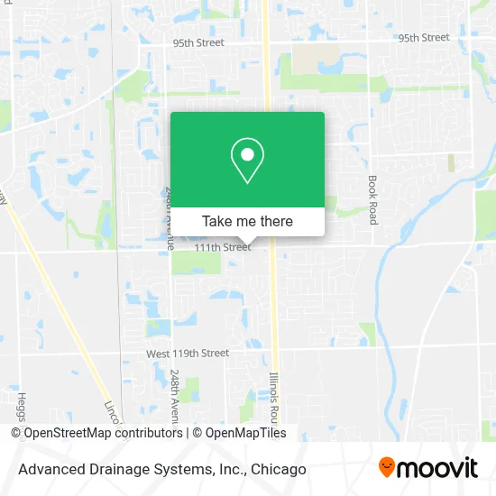 Advanced Drainage Systems, Inc. map