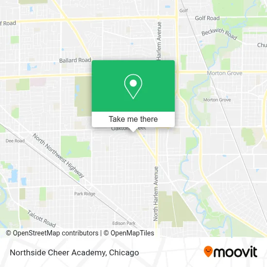 Northside Cheer Academy map