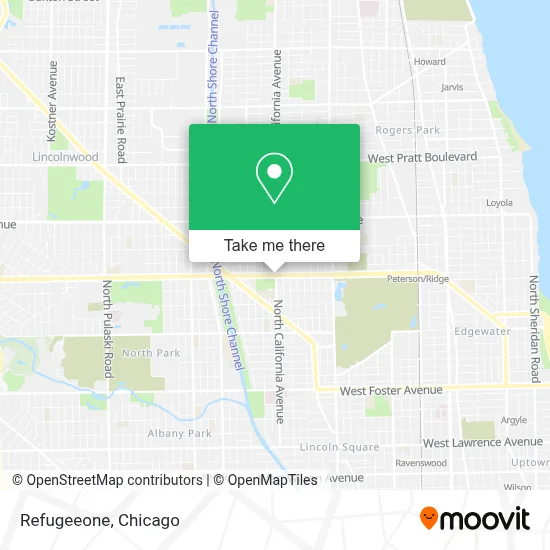 Refugeeone map