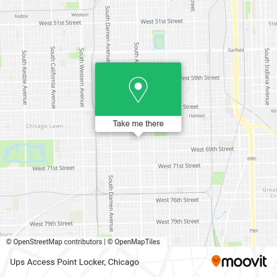 Ups Access Point Locker map