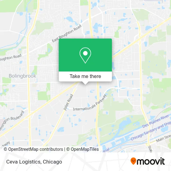 Ceva Logistics map