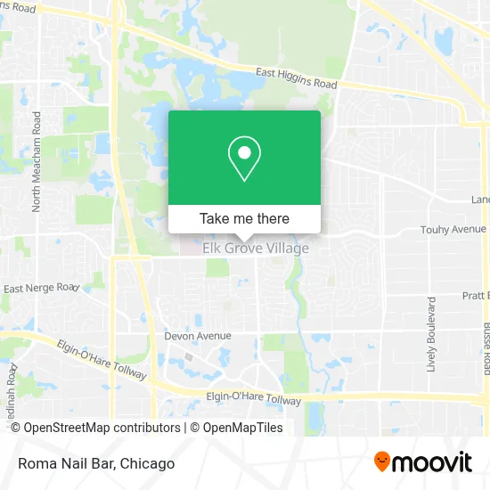 Roma Nail Bar map