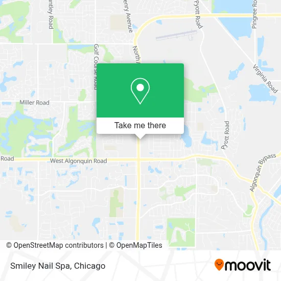 Smiley Nail Spa map