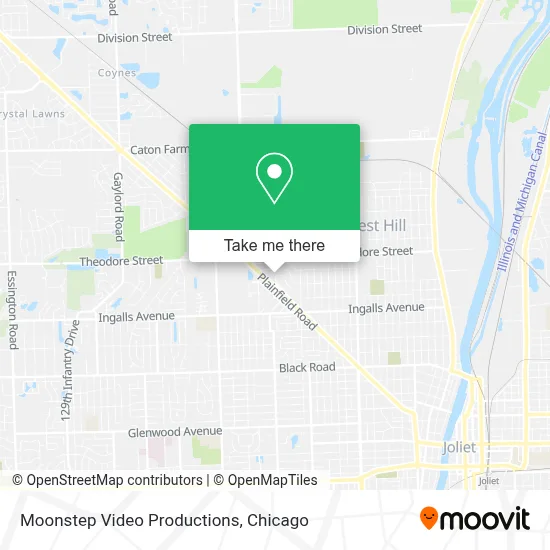 Moonstep Video Productions map