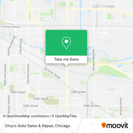 Chuy's Auto Sales & Repair map