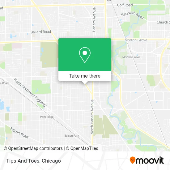 Tips And Toes map