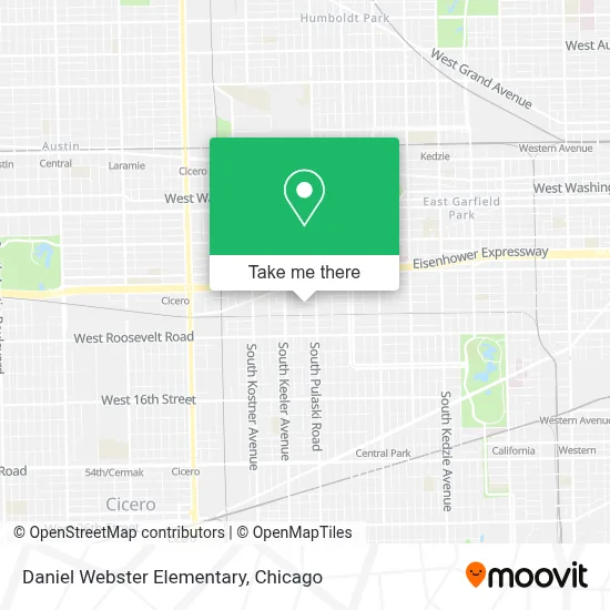 Daniel Webster Elementary map