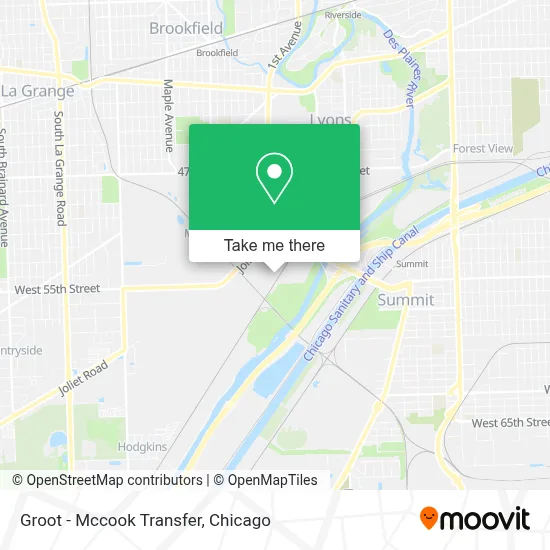 Groot - Mccook Transfer map