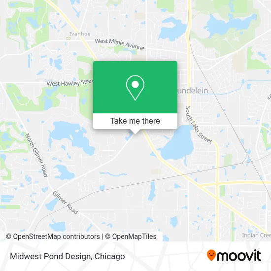 Midwest Pond Design map