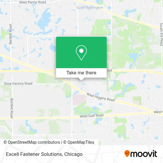 Excell Fastener Solutions map