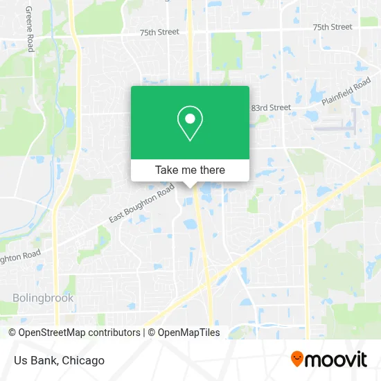 Us Bank map