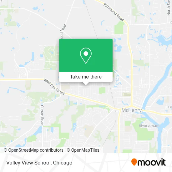 Valley View School map