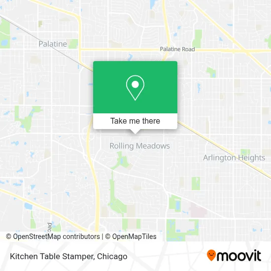 Kitchen Table Stamper map