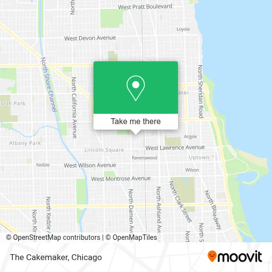 The Cakemaker map
