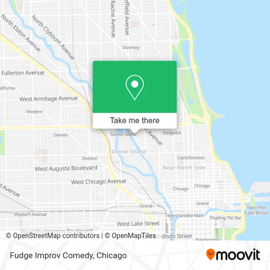 Fudge Improv Comedy map