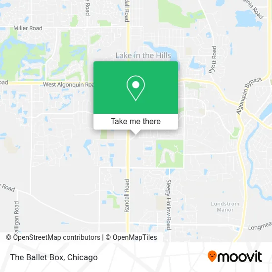 The Ballet Box map