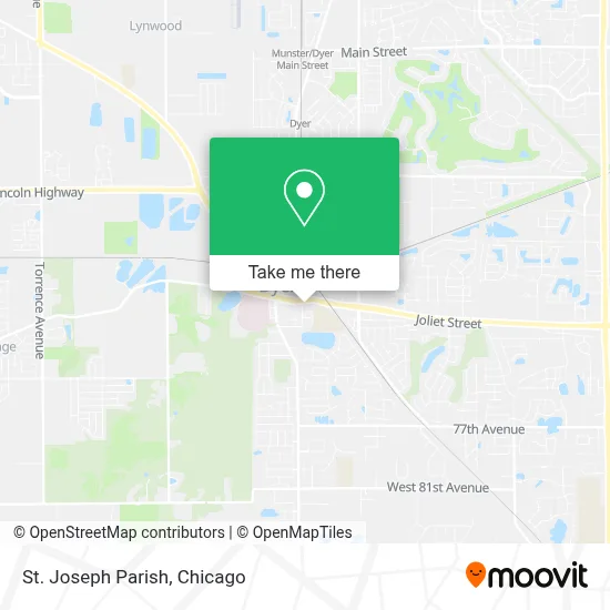 St. Joseph Parish map