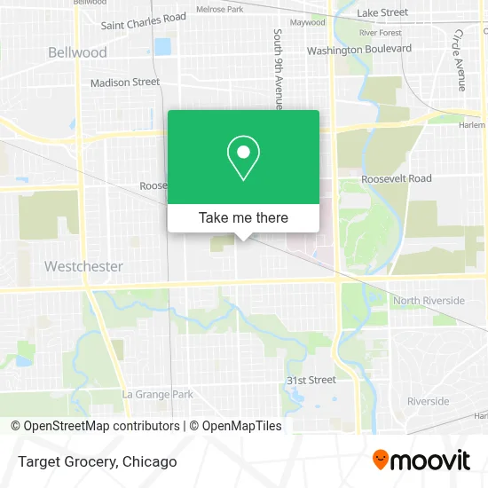 Target Grocery map