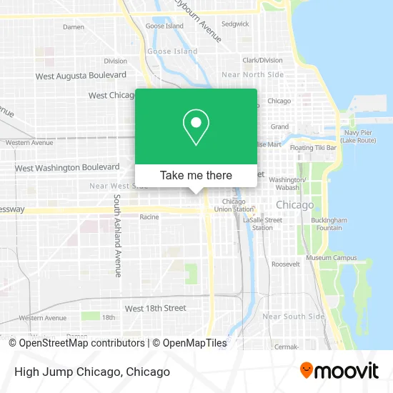 High Jump Chicago map