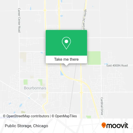 Public Storage map