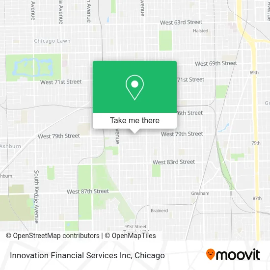 Innovation Financial Services Inc map
