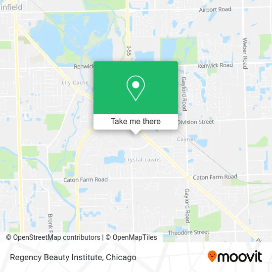 Regency Beauty Institute map