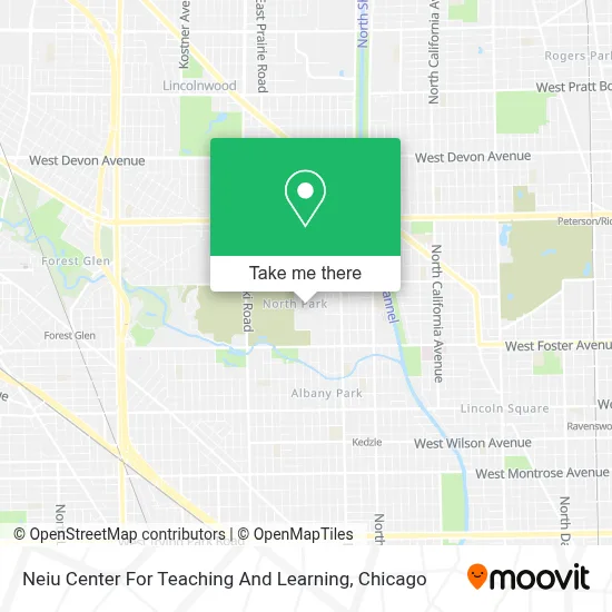 Neiu Center For Teaching And Learning map