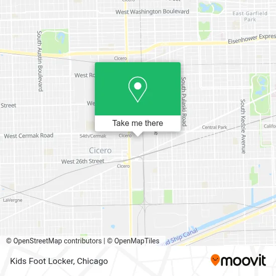 Kids Foot Locker map