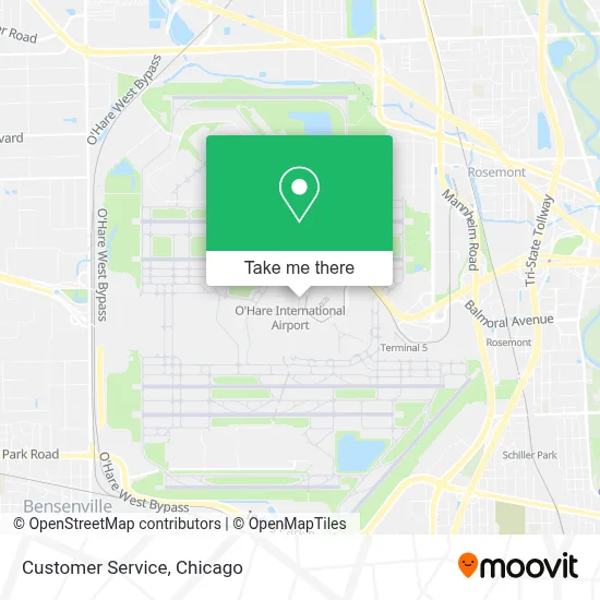 Customer Service map