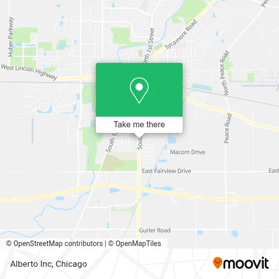 Alberto Inc map
