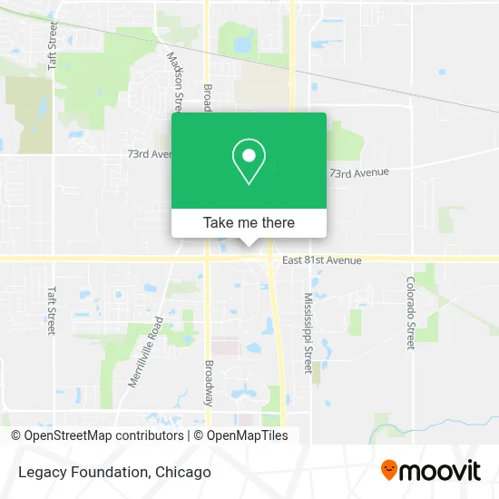 Legacy Foundation map