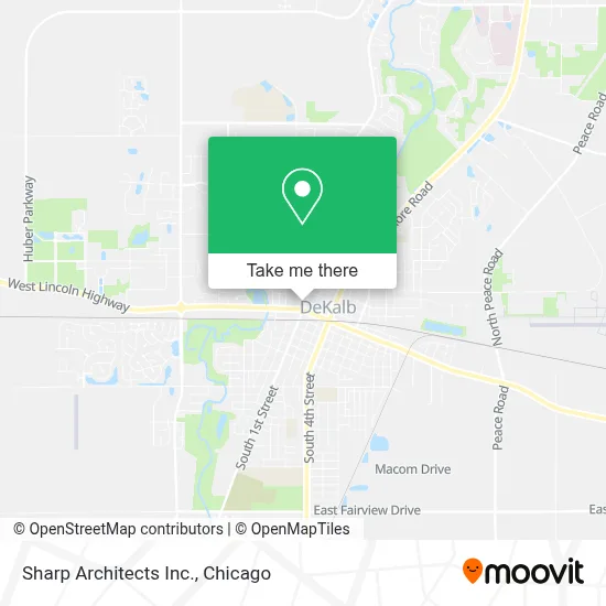 Sharp Architects Inc. map