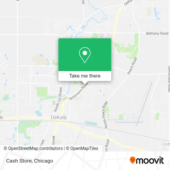 Cash Store map