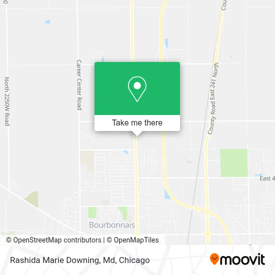 Rashida Marie Downing, Md map