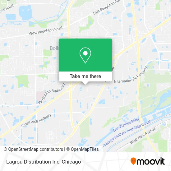 Lagrou Distribution Inc map