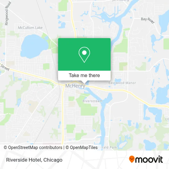 Riverside Hotel map