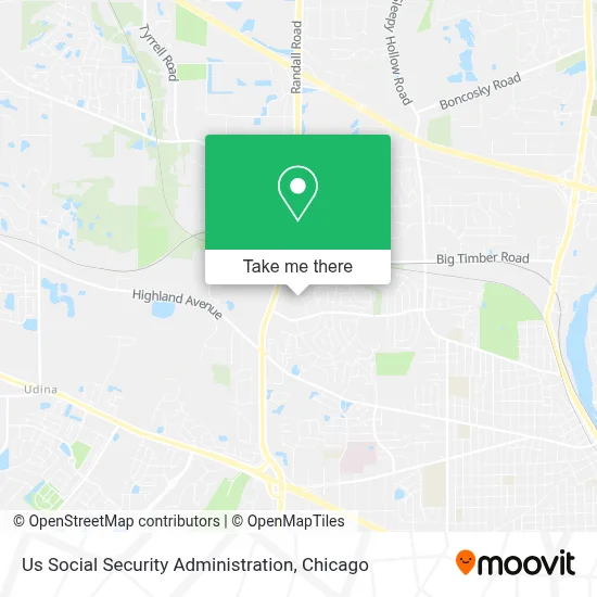 Us Social Security Administration map