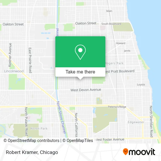 Robert Kramer map