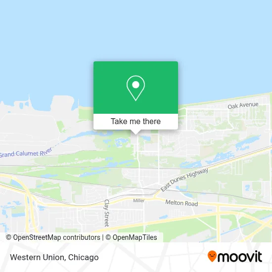 Western Union map
