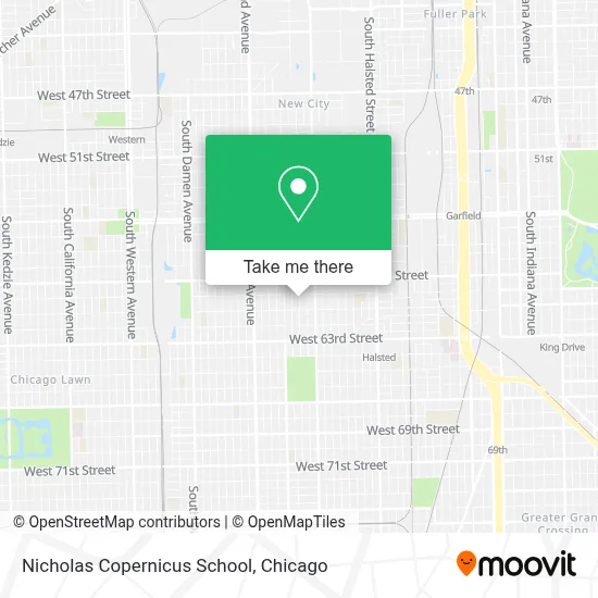 Nicholas Copernicus School map