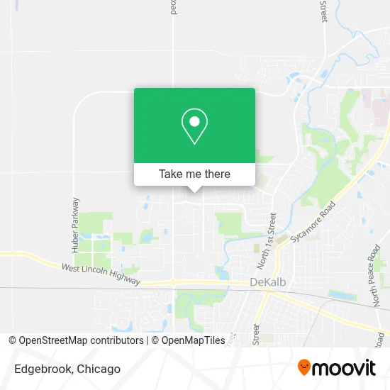 Edgebrook map
